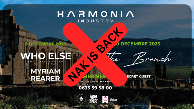 harmonia industry festival hamza nak meknes Electro Music Maroc