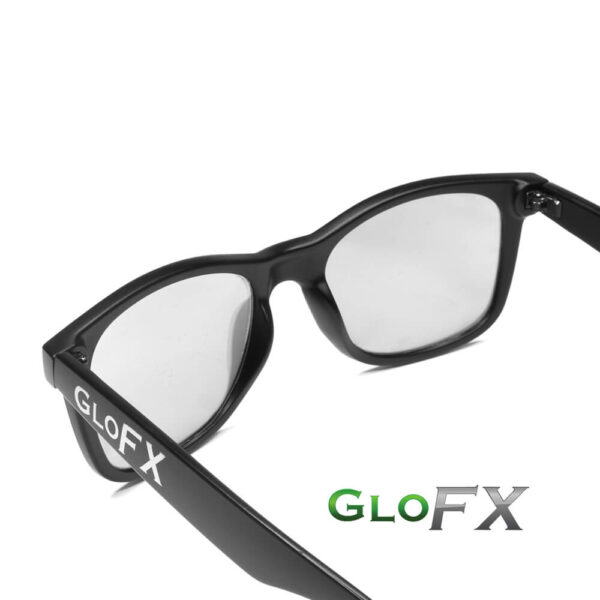 GloFX Diffraction Glasses Matte Black TintedGloFX Diffraction Glasses Matte Black Tinted4 Electro Music Maroc