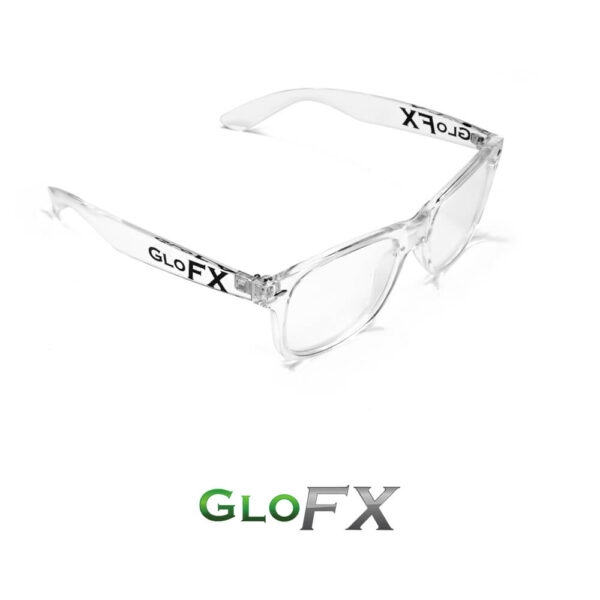 GloFX Ultimate Diffraction Glasses ClearGloFX Ultimate Diffraction Glasses Clear3 Electro Music Maroc