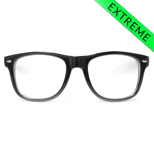 GloFX Ultimate EXTREME Diffraction Glasses – Black