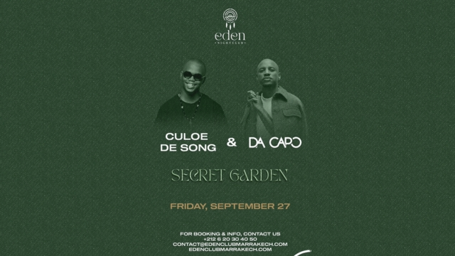 eden nightclub marrakech da capo culoe de song