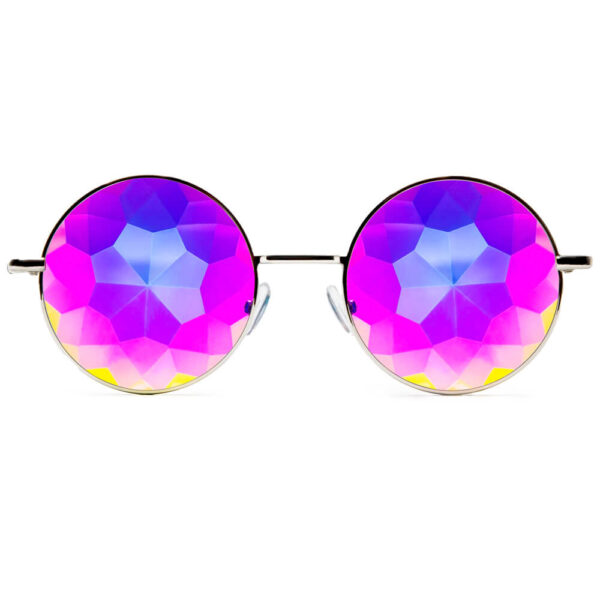 GloFX Imagine Kaleidoscope Glasses – Silver